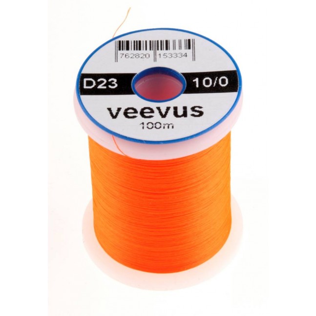 Монтажная нить Veevus Thread 10/0 Fl. Orange