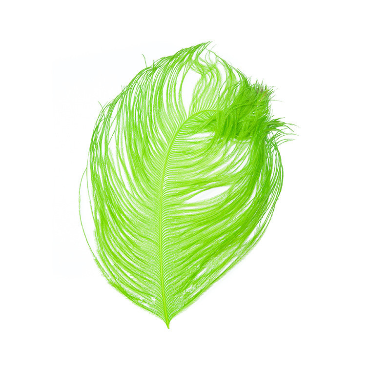 Перья страуса WAPSI Ostrich Plumes Fl.Chartreuse
