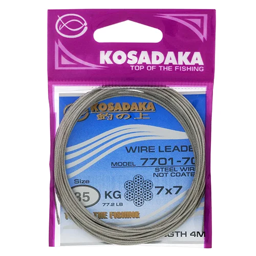 Поводковый материал Kosadaka Elite 7701 7x7 35 кг 4 м