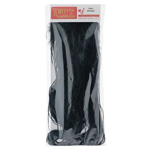 Седло петуха WHITING Dry Fly Saddle PROGRADE Black