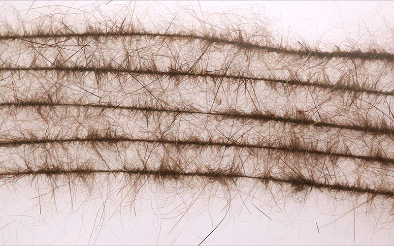 Даббинговая нить Hends Dubbing Brushes Hare Plus 12 Brown dk. pearl eff.