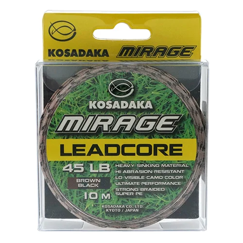 Лидкор Kosadaka Mirage коричнево-черный 45 lb 10 м