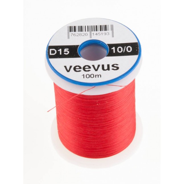 Монтажная нить Veevus Thread 10/0 Red
