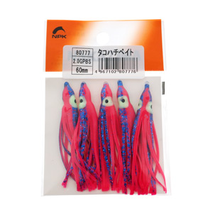 Приманка силиконовая "Октопус" Nakazima Octopus Bee Bait #2.0 80777 GPBS 60mm 5шт