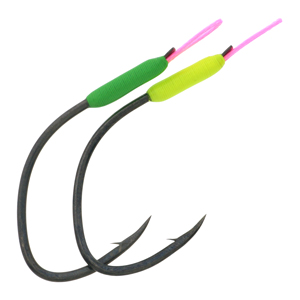 Ассист хуки Striker Ultimate Trophy №LL Fl Green / Fl Yellow for spoon 2 шт