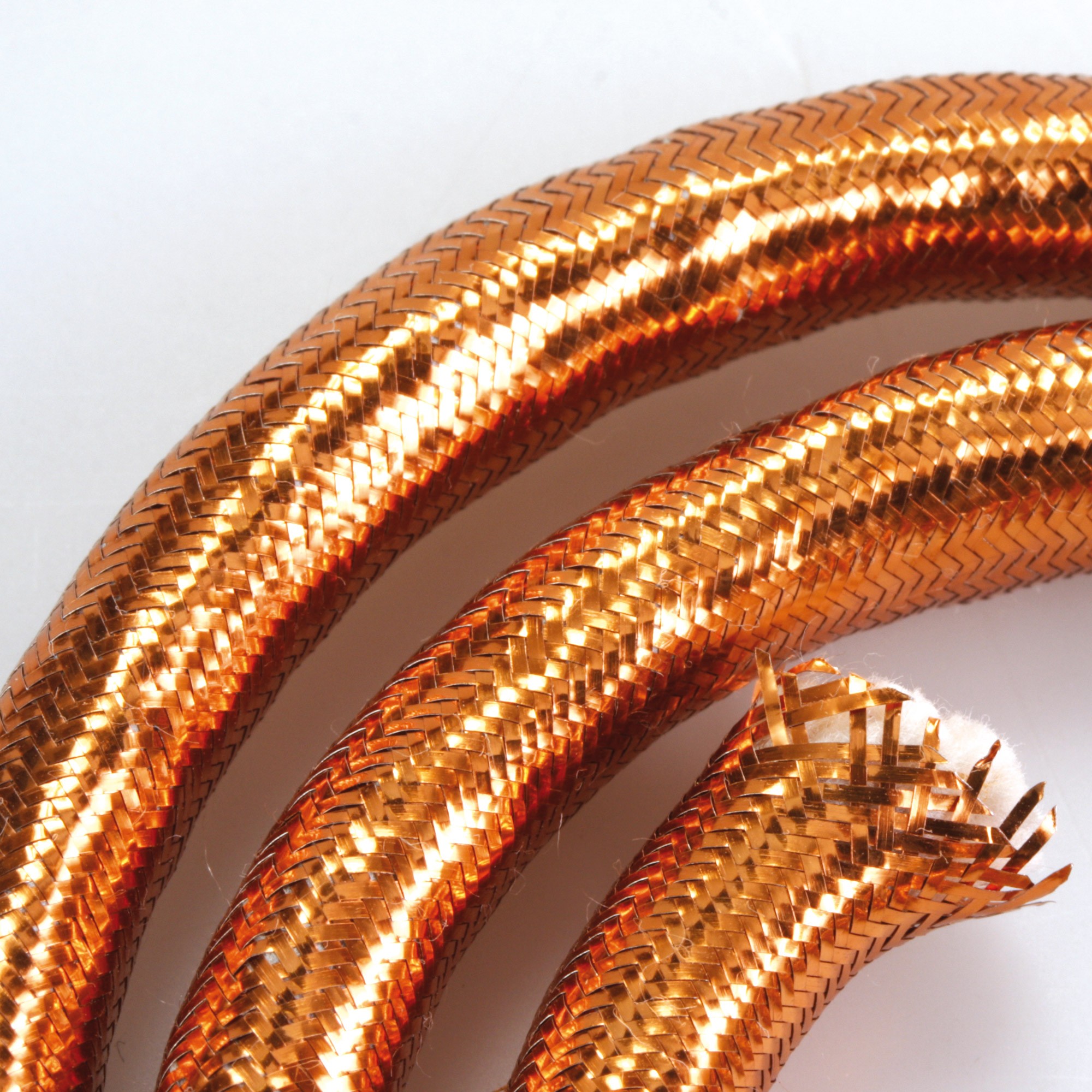 Трубки плетеные HEDRON Flashabou Tubing Medium, Copper