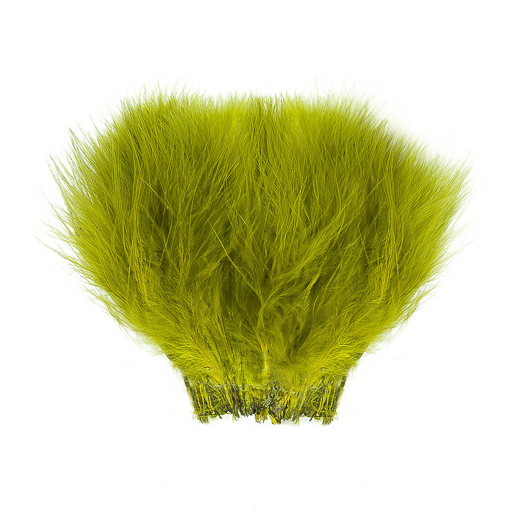 Перья марабу WAPSI Strung Marabou Light Olive