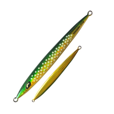 Пилькер Funadaiko Jigman JMS13 300g Gold Green with Glow Dots