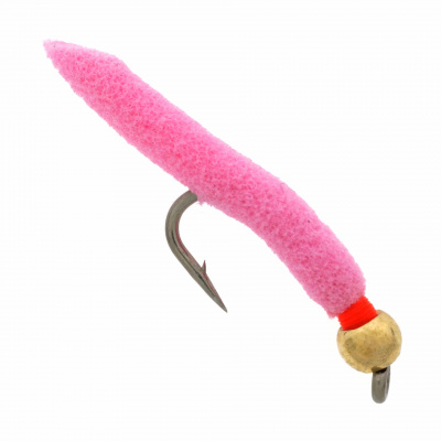 Муха нимфа TRSH "Швабра" крючок Scud #12, Цвет 2510 Light Pink