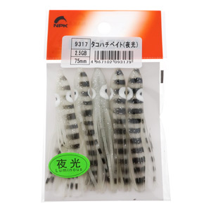 Приманка силиконовая "Октопус" Nakazima Octopus Bee Bait  #2.5 9317 GB 75mm 5шт