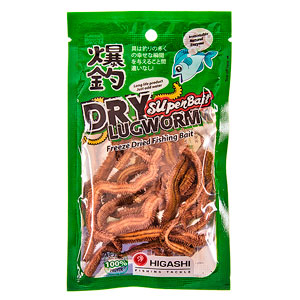 Червь морской Higashi Dry Lugworm "SuperBait" сушеный Green