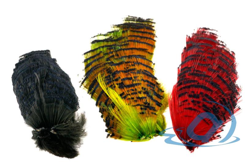 Шейный сегмент золотого фазана Wapsi Golden Pheasant Tippet Section