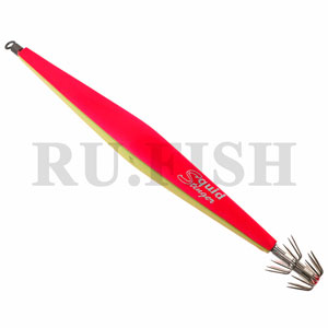 Кальмарница грузовая ASARI Squid Stinger Pro 125гр. Fl.Red/LumoGlow