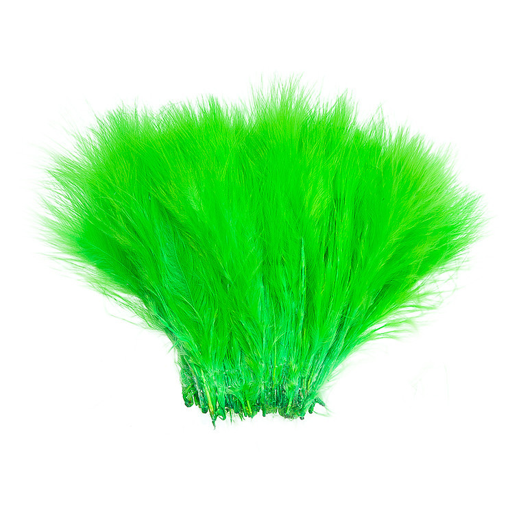 Перья марабу WAPSI Strung Marabou Fl. Green