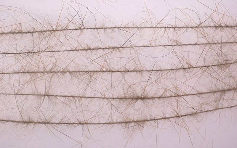 Даббинговая нить Hends Dubbing Brushes Hare Plus 23 March Brown pearl eff.