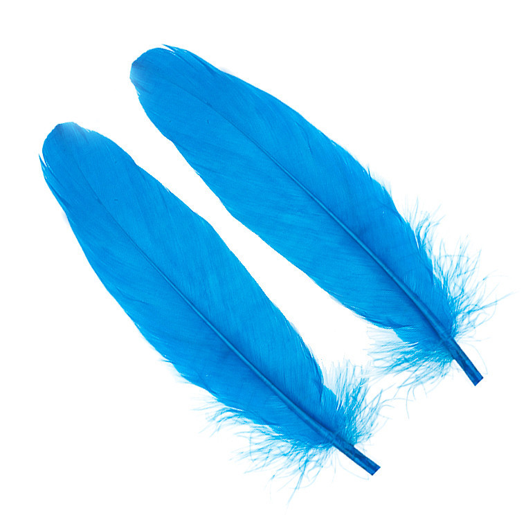 Перья гусиные Hareline Select Goose Shoulders Blue