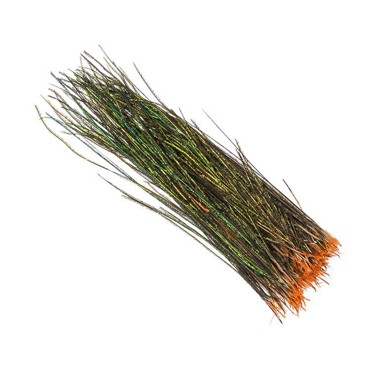 Бородки пера павлина Hends Peacock Herl 02 Orange