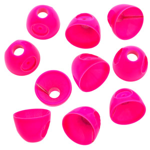 Латунные конусы LWS Brass Colour Cone X-Eyed Fl Pink 11 мм 10 шт