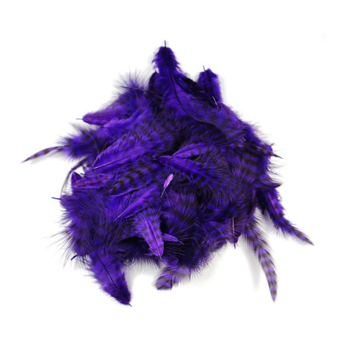 Перья Марабу Hareline Grizzly Marabou Purple