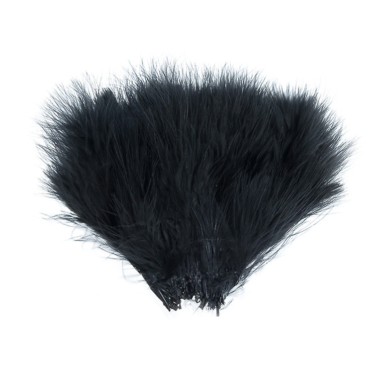 Перья марабу WAPSI Strung Marabou Black
