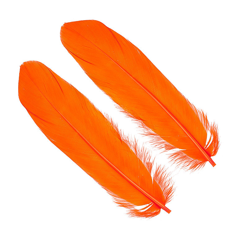 Перья гусиные Hareline Select Goose Shoulders Orange
