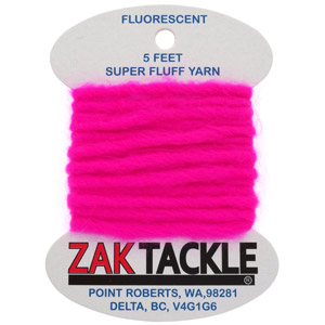 Пряжа мохеровая Zak Tackle Super Fluff Yarn 1.5m Deep Pink Z-709