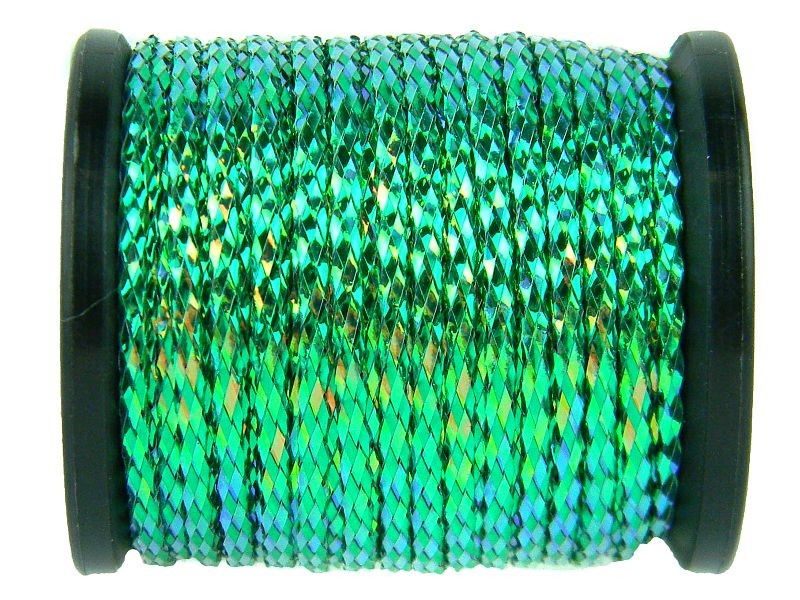 Люрекс UNI Flat Braid Small, Pearl/Green