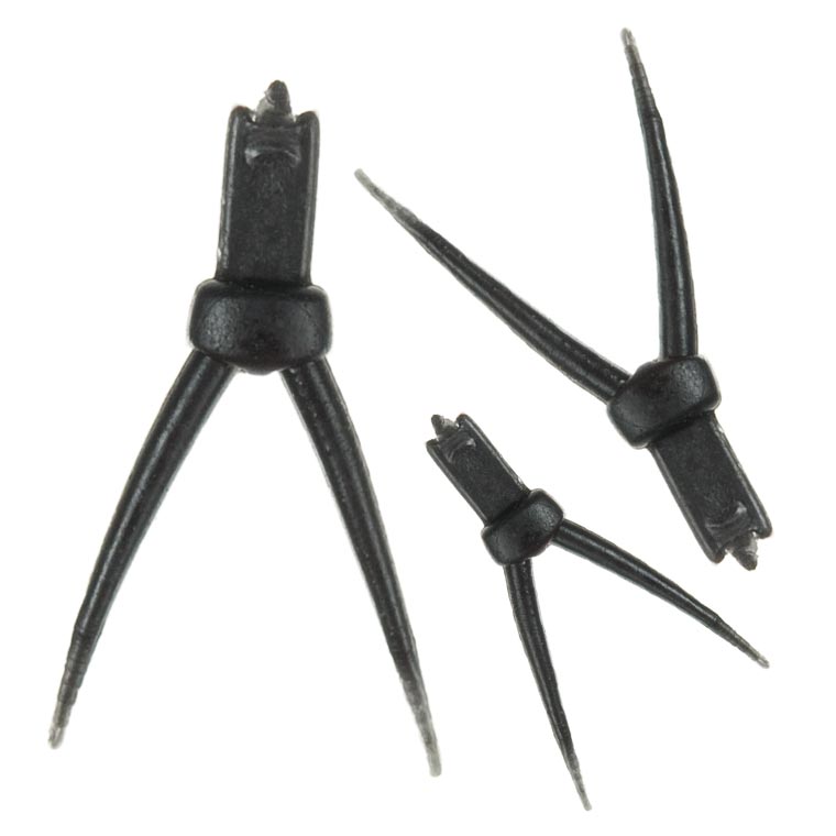 Заготовки для хвостика Hemingway Realistic Stonefly tails Small Black