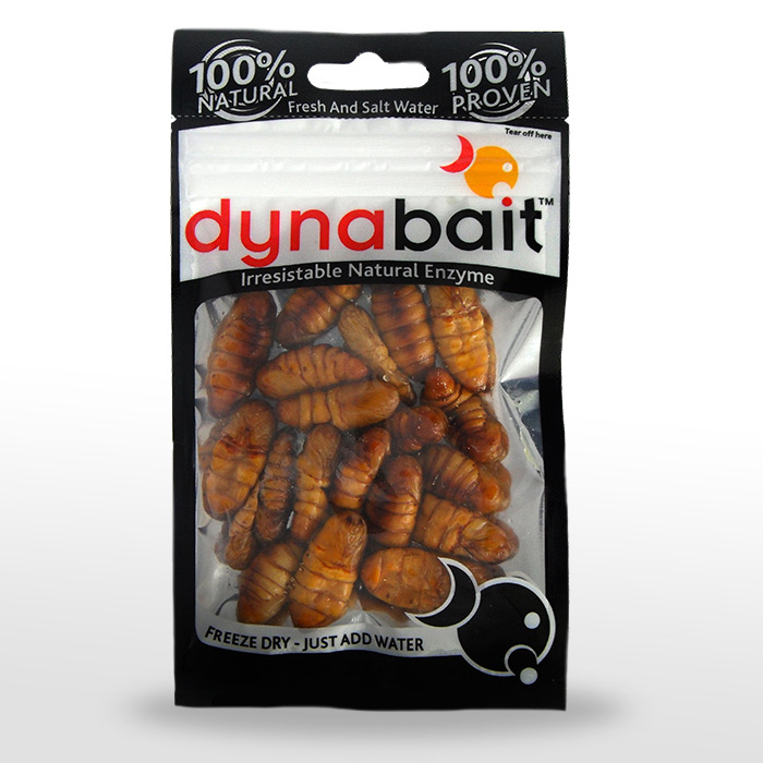 Личинки шелкопряда DYNABAIT Silk worms сушеные