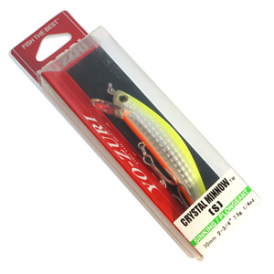 Воблер Yo-Zuri Crystal Minnow 70S 7.5 гр HCL
