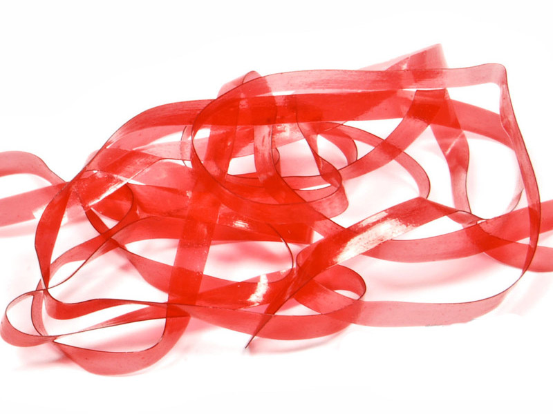 Пленка Hareline Scud Back 1/4" Red