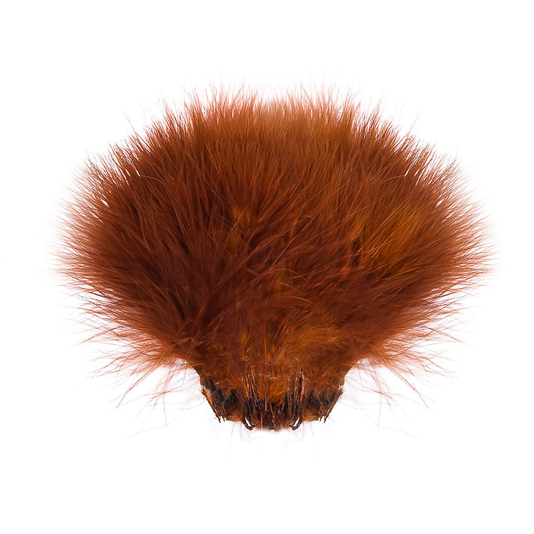 Перья марабу WAPSI Strung Marabou Rusty Brown