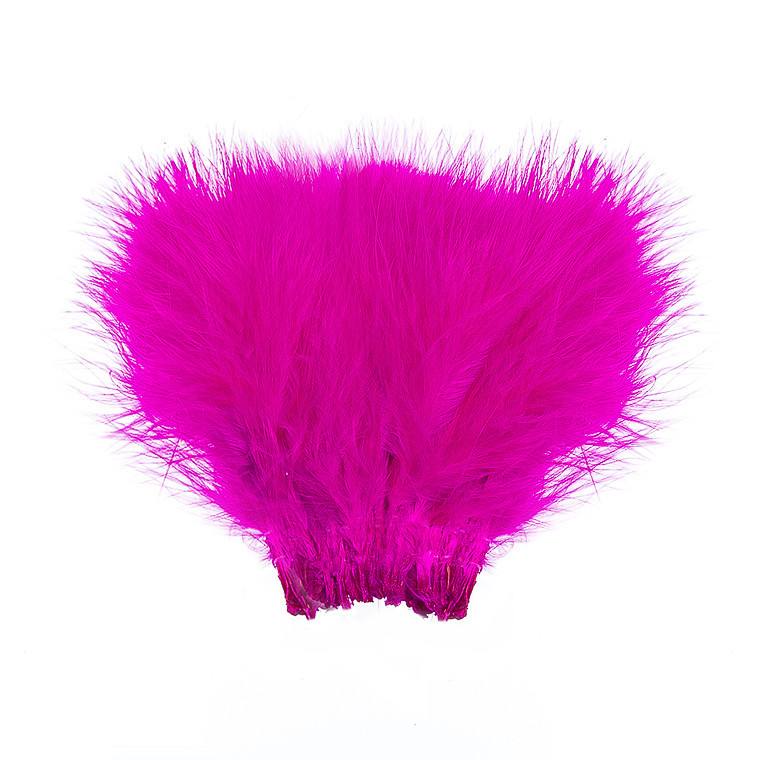 Перья марабу WAPSI Strung Marabou Fl. Cerise