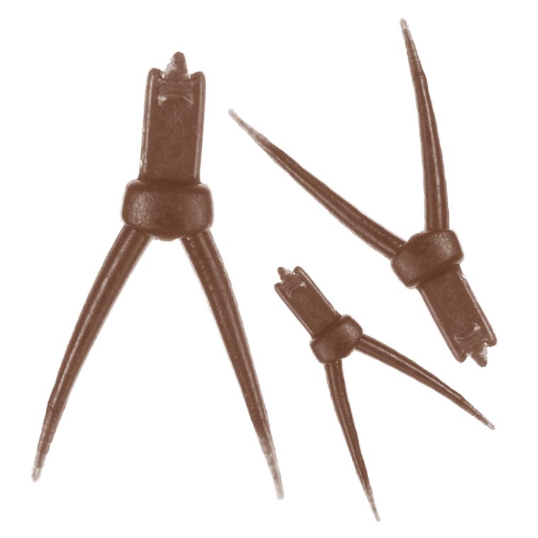 Заготовки для хвостика Hemingway Realistic Stonefly tails Small Brown