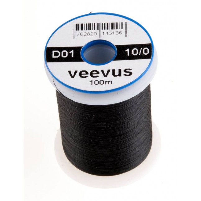 Монтажная нить Veevus Thread 10/0 Black