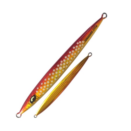 Пилькер Funadaiko Jigman JMS13 300g Gold Orange with Glow Dots