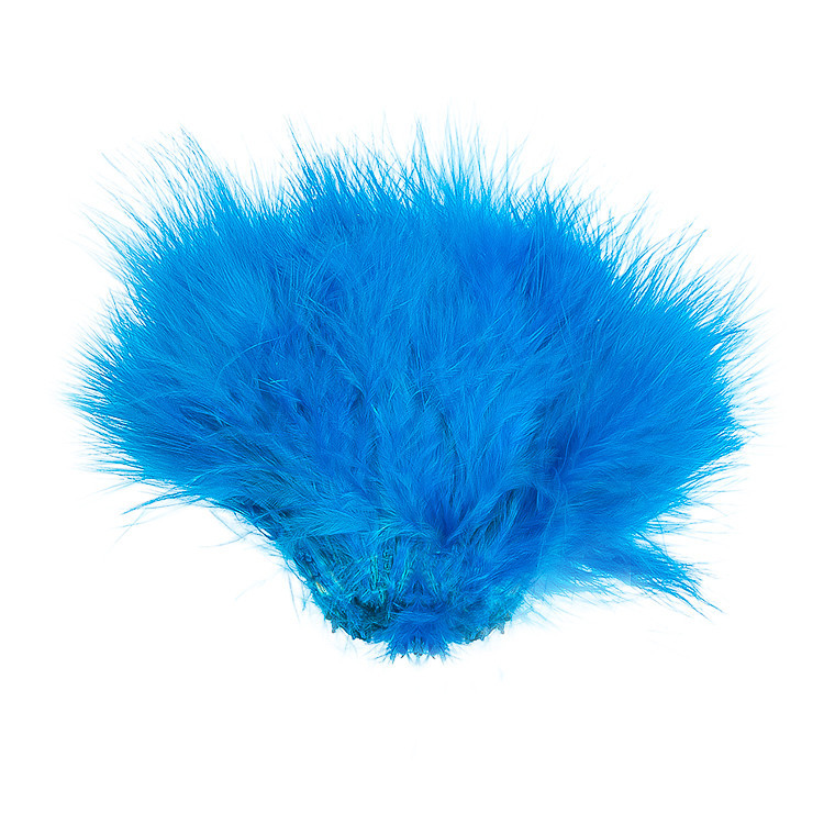 Перья марабу WAPSI Strung Marabou Peacock Blue