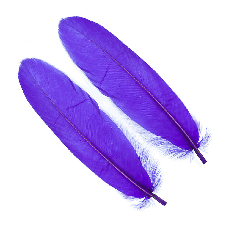 Перья гусиные Hareline Select Goose Shoulders Purple