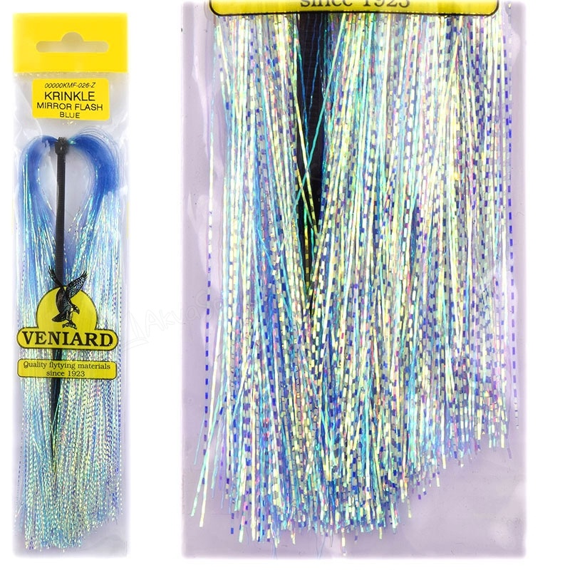 Волокна синтетические VENIARD Krinkle Mirror Flash Blue