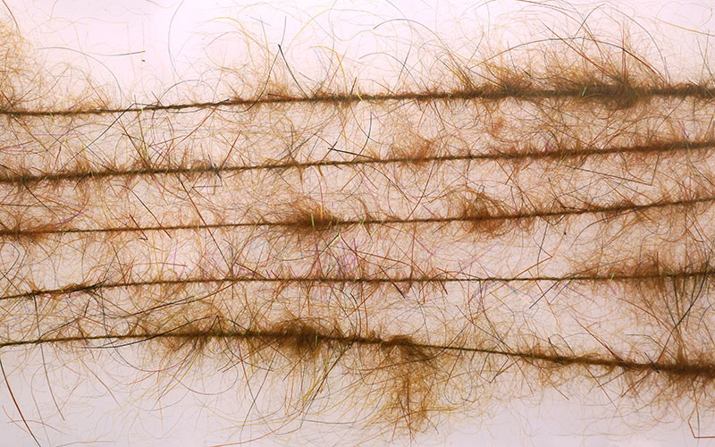 Даббинговая нить Hends Dubbing Brushes Hare Plus 05 Ginger dk. pearl eff.