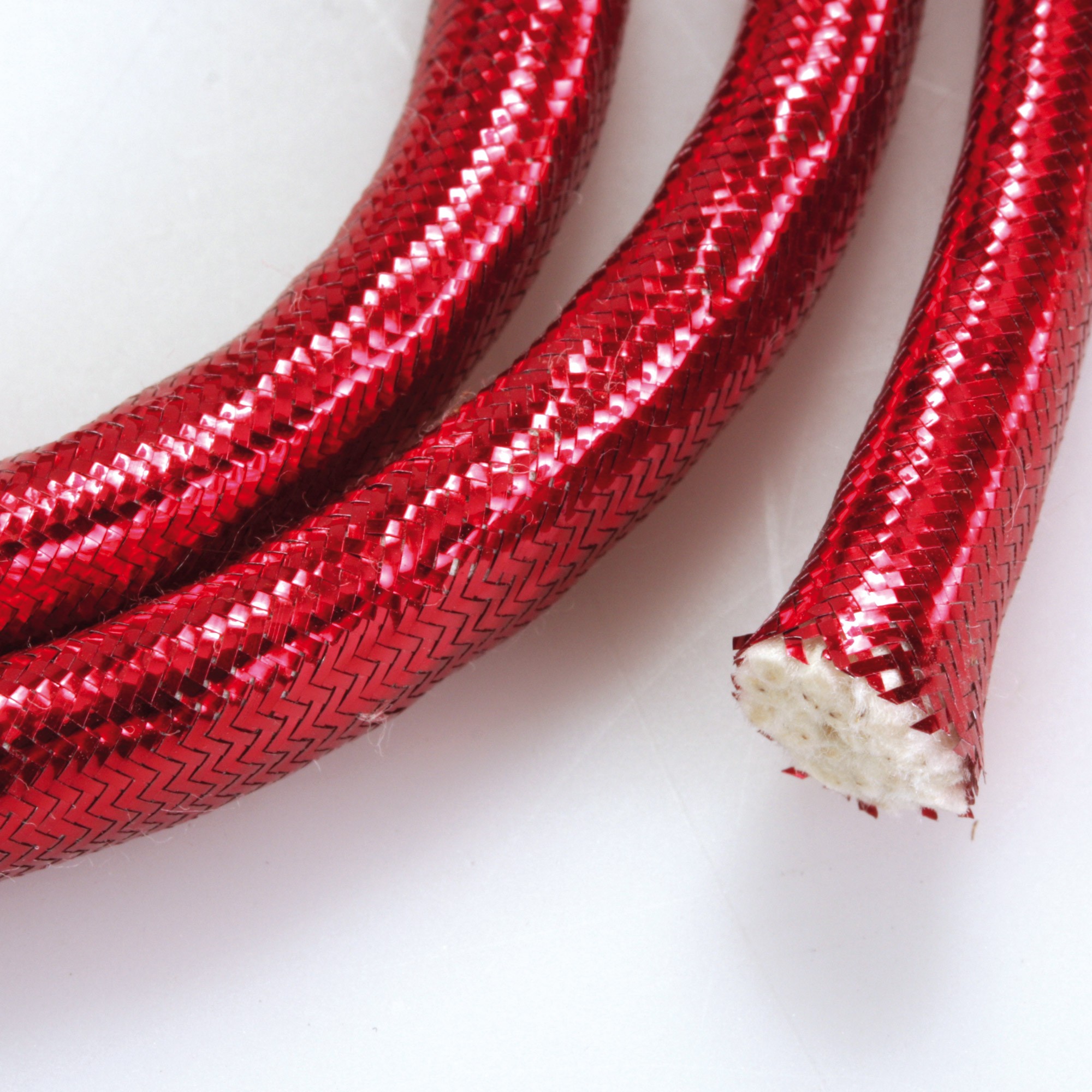 Трубки плетеные HEDRON Flashabou Tubing Medium, Red