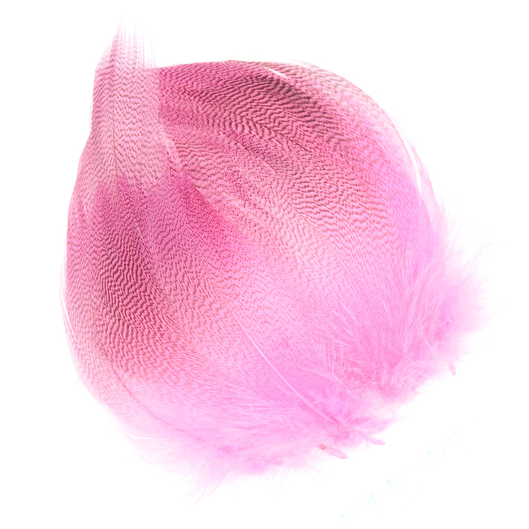 Грудные перья селезня WAPSI Mallard Barred Flank Fl. Pink