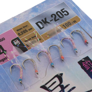 Оснастка для ловли корюшки Higashi DK-205 #4 0.185-0.205
