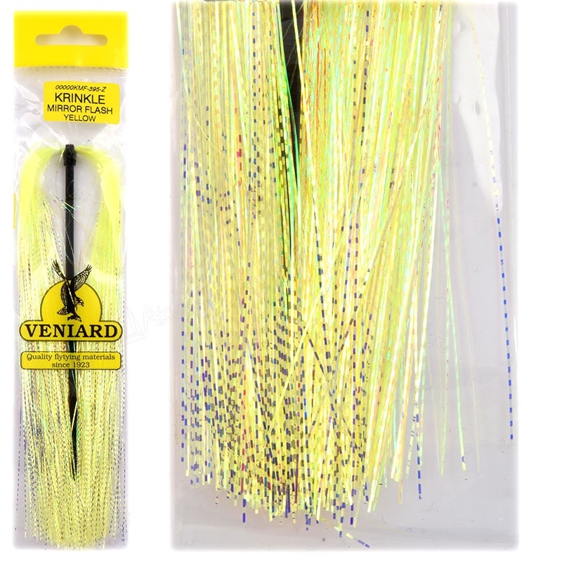 Волокна синтетические VENIARD Krinkle Mirror Flash Yellow