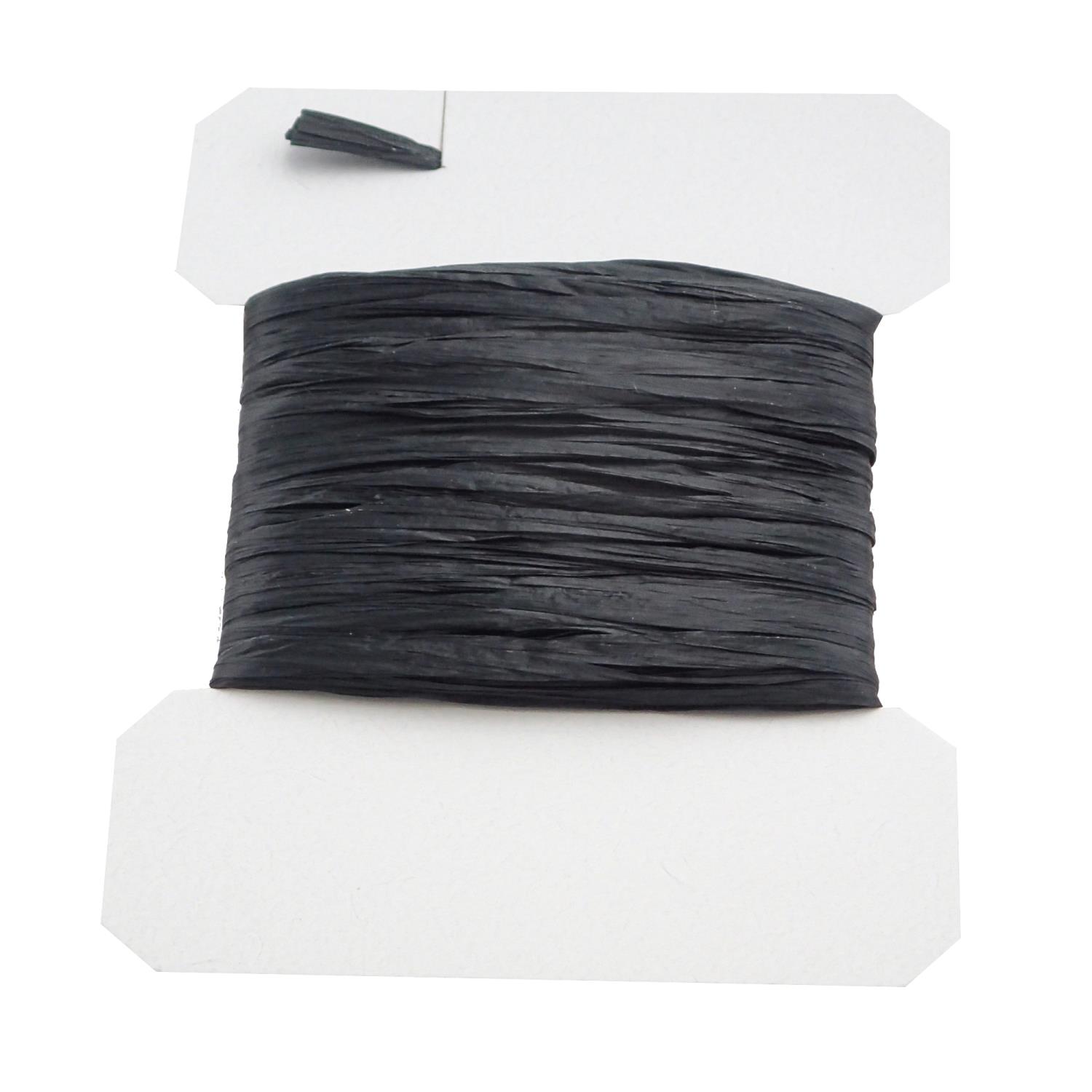 Рафия Hareline Swiss Straw Black
