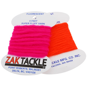 Пряжа мохеровая Zak Tackle Super Fluff Yarn 1.5m
