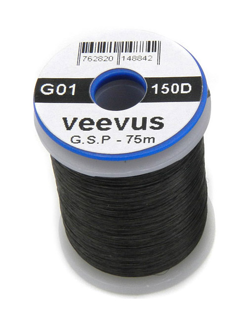 Монтажная нить Veevus G.S.P Thread 30 Den Black
