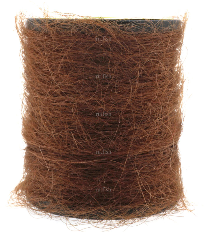Пряжа мохеровая UNI Mohair 1X тонкая Brown