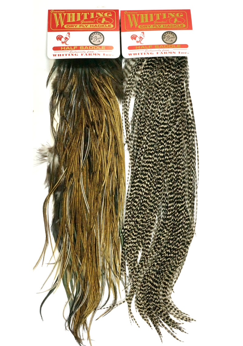 Седло петуха 1/2 WHITING Dry Fly Saddle BRONZE