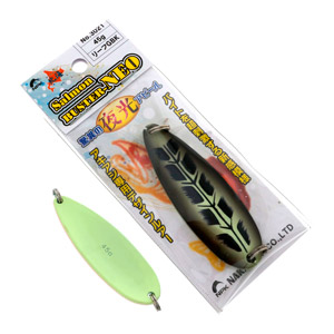 Блесна колеблющаяся Nakazima Salmon Buster Neo 45гр 3021 Leaf GBK